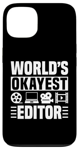 Worlds Okayest Editor Filmmaker Film Editor Hülle für iPhone 13 Worlds Okayest Editor Filmmaker Film Editor Hülle für iPhone 13 von Filmemacher Film Bearbeitung Design