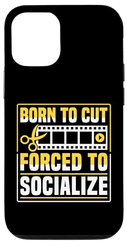 Born To Cut Forced To Socialize Editor Filmmaker Movie Hülle für iPhone 12/12 Pro Born To Cut Forced To Socialize Editor Filmmaker Movie Hülle für iPhone 12/12 Pro von Filmemacher Film Bearbeitung Designs Idee