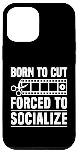 Born To Cut Forced To Socialize Editor Filmmaker Movie Hülle für iPhone 12 Pro Max Born To Cut Forced To Socialize Editor Filmmaker Movie Hülle für iPhone 12 Pro Max von Filmemacher Film Bearbeitung Designs Idee