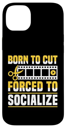 Born To Cut Forced To Socialize Editor Filmmaker Movie Hülle für iPhone 14 Plus Born To Cut Forced To Socialize Editor Filmmaker Movie Hülle für iPhone 14 Plus von Filmemacher Film Bearbeitung Designs Idee