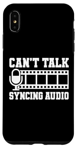 Cant Talk Syncing Audio Editor Filmmaker Movie Hülle für iPhone XS Max Cant Talk Syncing Audio Editor Filmmaker Movie Hülle für iPhone XS Max von Filmemacher Film Bearbeitung Designs Idee