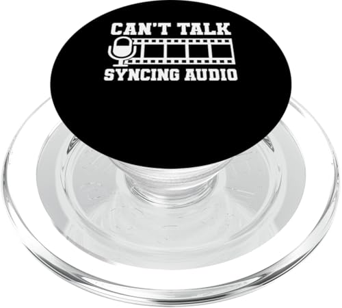 Cant Talk Syncing Audio Editor Filmmaker Movie PopSockets PopGrip für MagSafe von Filmemacher Film Bearbeitung Designs Idee