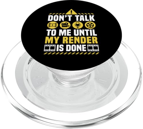 Dont Talk To Me Until My Render Is Done Editor PopSockets PopGrip für MagSafe Dont Talk To Me Until My Render Is Done Editor PopSockets PopGrip für MagSafe von Filmemacher Film Bearbeitung Designs Idee