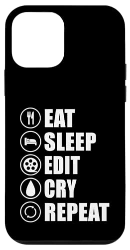 Eat Sleep Edit Cry Repeat Editor Filmmaker Movie Hülle für iPhone 12 mini Eat Sleep Edit Cry Repeat Editor Filmmaker Movie Hülle für iPhone 12 mini von Filmemacher Film Bearbeitung Designs Idee