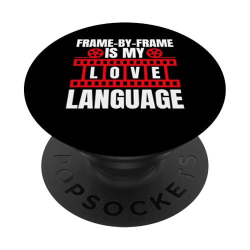 Frame-By-Frame Is My Love Language Editor PopSockets Klebender PopGrip Frame-By-Frame Is My Love Language Editor PopSockets Klebender PopGrip von Filmemacher Film Bearbeitung Designs Idee