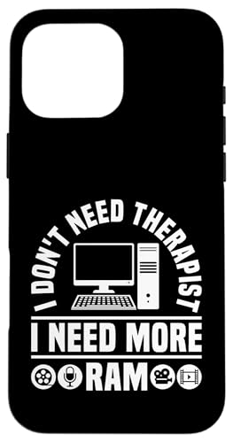I Dont Need Therapist I Need More RAM Editor Filmmaker Movie Hülle für iPhone 16 Pro Max I Dont Need Therapist I Need More RAM Editor Filmmaker Movie Hülle für iPhone 16 Pro Max von Filmemacher Film Bearbeitung Designs Idee
