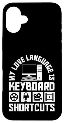 My Love Language Is Keyboard Shortcuts Editor Hülle für iPhone 16 Plus My Love Language Is Keyboard Shortcuts Editor Hülle für iPhone 16 Plus von Filmemacher Film Bearbeitung Designs Idee