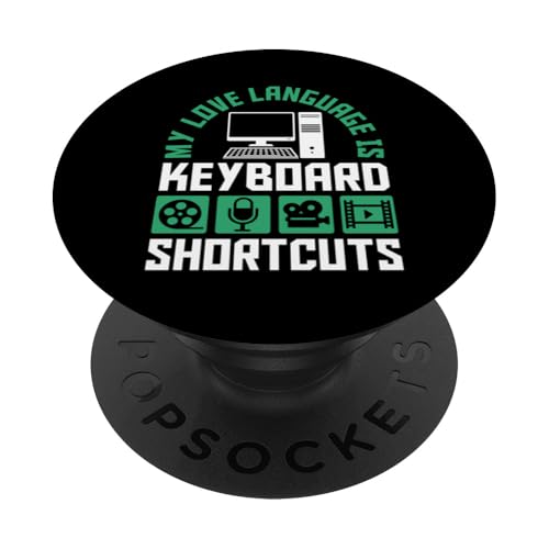 My Love Language Is Keyboard Shortcuts Editor PopSockets Klebender PopGrip My Love Language Is Keyboard Shortcuts Editor PopSockets Klebender PopGrip von Filmemacher Film Bearbeitung Designs Idee
