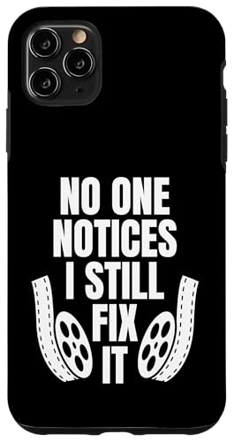 No One Notices I Still Fix It Editor Filmmaker Movie Hülle für iPhone 11 Pro Max No One Notices I Still Fix It Editor Filmmaker Movie Hülle für iPhone 11 Pro Max von Filmemacher Film Bearbeitung Designs Idee