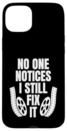 No One Notices I Still Fix It Editor Filmmaker Movie Hülle für iPhone 15 Plus No One Notices I Still Fix It Editor Filmmaker Movie Hülle für iPhone 15 Plus von Filmemacher Film Bearbeitung Designs Idee