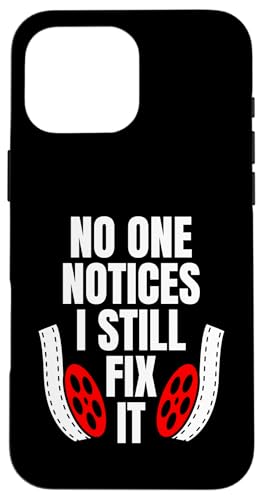 No One Notices I Still Fix It Editor Filmmaker Movie Hülle für iPhone 16 Pro Max No One Notices I Still Fix It Editor Filmmaker Movie Hülle für iPhone 16 Pro Max von Filmemacher Film Bearbeitung Designs Idee