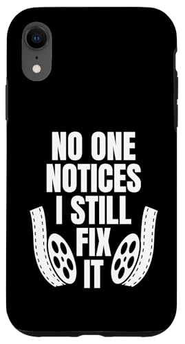 No One Notices I Still Fix It Editor Filmmaker Movie Hülle für iPhone XR No One Notices I Still Fix It Editor Filmmaker Movie Hülle für iPhone XR von Filmemacher Film Bearbeitung Designs Idee