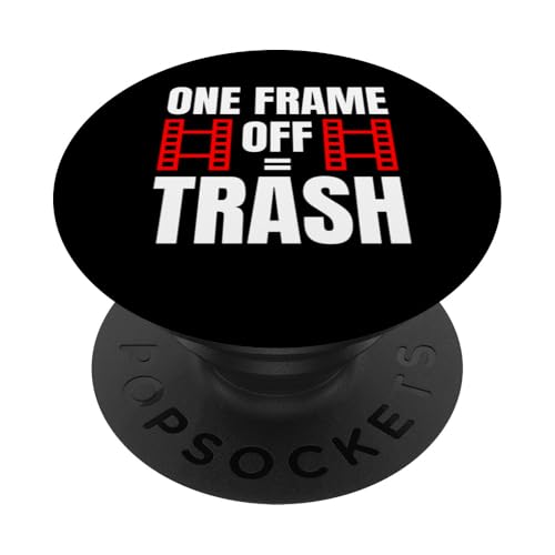 One Frame Off Trash Editor Filmmaker Movie PopSockets Klebender PopGrip One Frame Off Trash Editor Filmmaker Movie PopSockets Klebender PopGrip von Filmemacher Film Bearbeitung Designs Idee