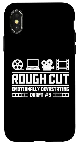 Rough Cut Editor Filmmaker Movie Hülle für iPhone X/XS von Filmemacher Film Bearbeitung Designs Idee