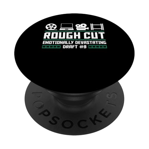 Rough Cut Editor Filmmaker Movie PopSockets Klebender PopGrip Rough Cut Editor Filmmaker Movie PopSockets Klebender PopGrip von Filmemacher Film Bearbeitung Designs Idee
