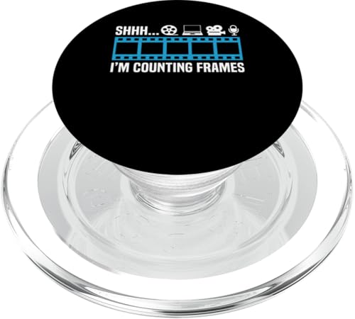 SHHH… Im Counting Frames Editor Filmmaker Movie PopSockets PopGrip für MagSafe SHHH… Im Counting Frames Editor Filmmaker Movie PopSockets PopGrip für MagSafe von Filmemacher Film Bearbeitung Designs Idee