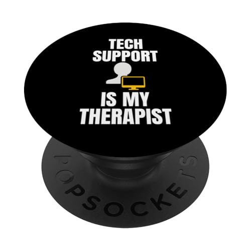 Tech Support Is My Therapist Editor Filmmaker Movie PopSockets Klebender PopGrip Tech Support Is My Therapist Editor Filmmaker Movie PopSockets Klebender PopGrip von Filmemacher Film Bearbeitung Designs Idee