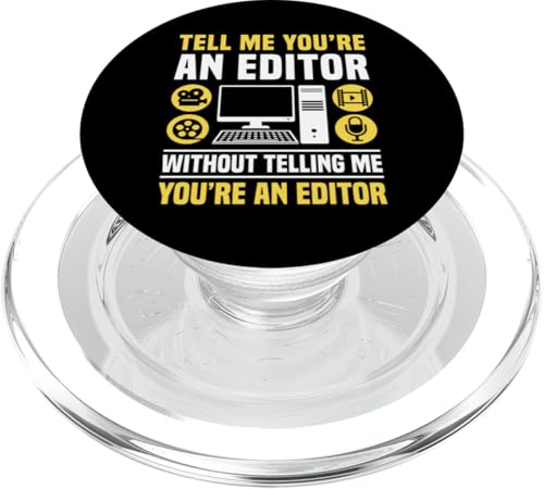 Tell Me Youre An Editor Filmmaker Movie PopSockets PopGrip für MagSafe Tell Me Youre An Editor Filmmaker Movie PopSockets PopGrip für MagSafe von Filmemacher Film Bearbeitung Designs Idee