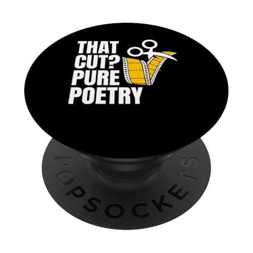 That Cut? Pure Poetry Editor Filmmaker Movie PopSockets Klebender PopGrip That Cut? Pure Poetry Editor Filmmaker Movie PopSockets Klebender PopGrip von Filmemacher Film Bearbeitung Designs Idee