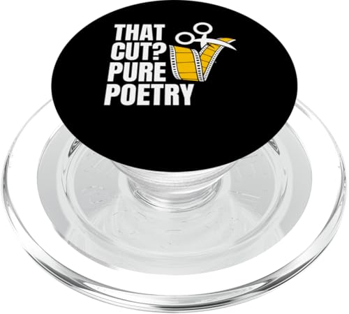 That Cut? Pure Poetry Editor Filmmaker Movie PopSockets PopGrip für MagSafe That Cut? Pure Poetry Editor Filmmaker Movie PopSockets PopGrip für MagSafe von Filmemacher Film Bearbeitung Designs Idee