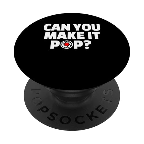Can You Make It Pop Filmmaker Movie Editor PopSockets Klebender PopGrip Can You Make It Pop Filmmaker Movie Editor PopSockets Klebender PopGrip von Filmemacher Film Bearbeitung Designs