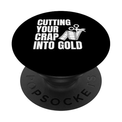 Cutting Your Crap Into Gold Filmmaker Movie Editor PopSockets Klebender PopGrip Cutting Your Crap Into Gold Filmmaker Movie Editor PopSockets Klebender PopGrip von Filmemacher Film Bearbeitung Designs