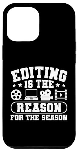 Editing Is The Reason For The Season Filmmaker Movie Editor Hülle für iPhone 12 Pro Max von Filmemacher Film Bearbeitung Designs