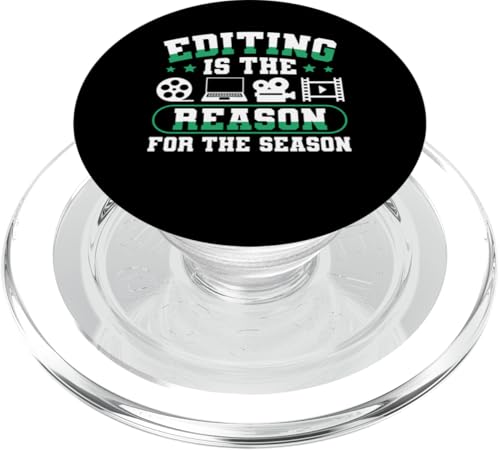 Editing Is The Reason For The Season Filmmaker Movie Editor PopSockets PopGrip für MagSafe Editing Is The Reason For The Season Filmmaker Movie Editor PopSockets PopGrip für MagSafe von Filmemacher Film Bearbeitung Designs
