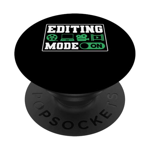 Editing Mode On Filmmaker Movie Editor PopSockets Klebender PopGrip Editing Mode On Filmmaker Movie Editor PopSockets Klebender PopGrip von Filmemacher Film Bearbeitung Designs
