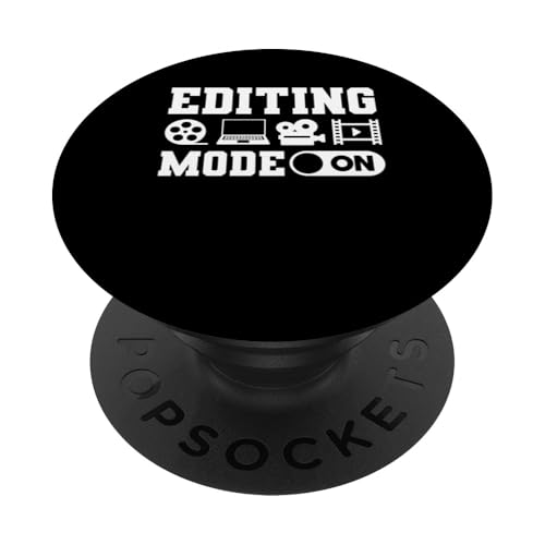 Editing Mode On Filmmaker Movie Editor PopSockets Klebender PopGrip Editing Mode On Filmmaker Movie Editor PopSockets Klebender PopGrip von Filmemacher Film Bearbeitung Designs