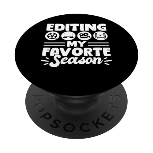 Editing My Favorite Season Filmmaker Movie Editor PopSockets Klebender PopGrip Editing My Favorite Season Filmmaker Movie Editor PopSockets Klebender PopGrip von Filmemacher Film Bearbeitung Designs