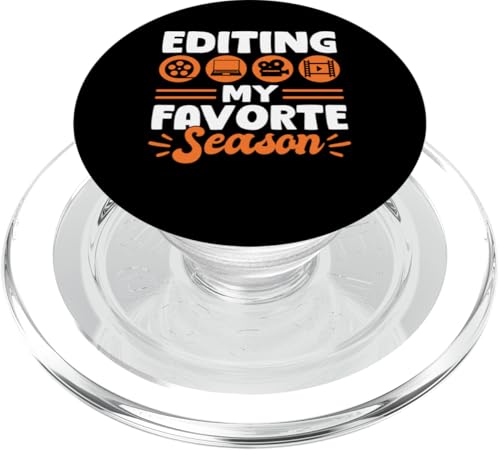 Editing My Favorite Season Filmmaker Movie Editor PopSockets PopGrip für MagSafe von Filmemacher Film Bearbeitung Designs