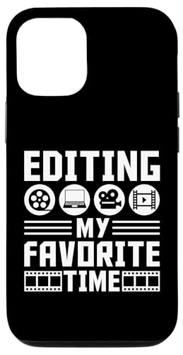 Editing My Favorite Time Filmmaker Movie Editor Hülle für iPhone 12/12 Pro von Filmemacher Film Bearbeitung Designs