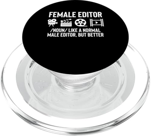 Female Editor Definition Filmmaker Movie Editor PopSockets PopGrip für MagSafe Female Editor Definition Filmmaker Movie Editor PopSockets PopGrip für MagSafe von Filmemacher Film Bearbeitung Designs