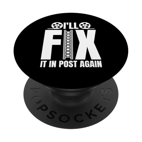 Ill Fix It In Post Again Filmmaker Movie Editor PopSockets Klebender PopGrip Ill Fix It In Post Again Filmmaker Movie Editor PopSockets Klebender PopGrip von Filmemacher Film Bearbeitung Designs