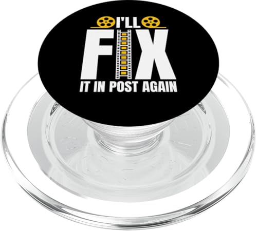 Ill Fix It In Post Again Filmmaker Movie Editor PopSockets PopGrip für MagSafe Ill Fix It In Post Again Filmmaker Movie Editor PopSockets PopGrip für MagSafe von Filmemacher Film Bearbeitung Designs