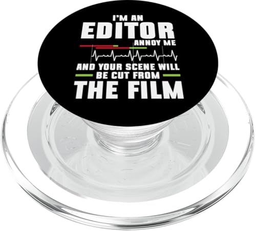 Im An Editor Annoy Me Filmmaker Movie Editor PopSockets PopGrip für MagSafe Im An Editor Annoy Me Filmmaker Movie Editor PopSockets PopGrip für MagSafe von Filmemacher Film Bearbeitung Designs