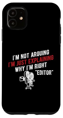 Im Not Arguing Im Just Explaining Filmmaker Movie Editor Hülle für iPhone 11 Im Not Arguing Im Just Explaining Filmmaker Movie Editor Hülle für iPhone 11 von Filmemacher Film Bearbeitung Designs
