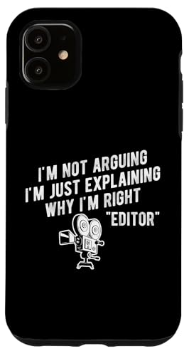 Im Not Arguing Im Just Explaining Filmmaker Movie Editor Hülle für iPhone 11 Im Not Arguing Im Just Explaining Filmmaker Movie Editor Hülle für iPhone 11 von Filmemacher Film Bearbeitung Designs