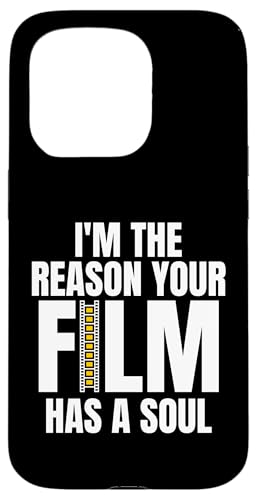 Im The Reason Your Film Has A Soul Filmmaker Movie Editor Hülle für iPhone 15 Pro von Filmemacher Film Bearbeitung Designs