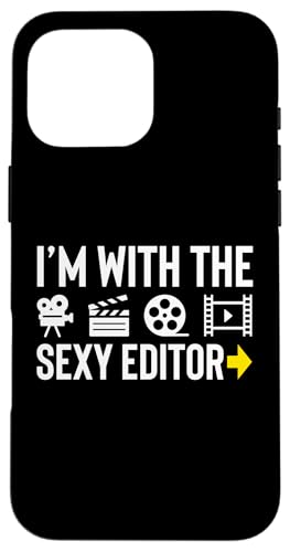 Im With The Sex Editor Filmmaker Movie Editor Hülle für iPhone 16 Pro Max von Filmemacher Film Bearbeitung Designs