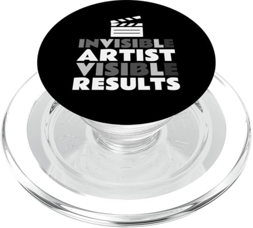 Invisible Artist Visible Result Filmmaker Movie Editor PopSockets PopGrip für MagSafe Invisible Artist Visible Result Filmmaker Movie Editor PopSockets PopGrip für MagSafe von Filmemacher Film Bearbeitung Designs
