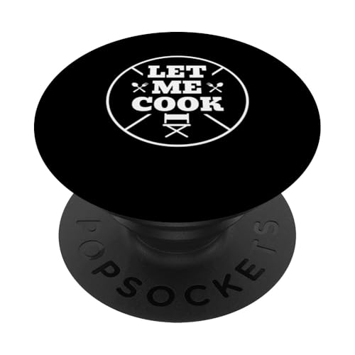 Let Me Cook Filmmaker Movie Editor PopSockets Klebender PopGrip Let Me Cook Filmmaker Movie Editor PopSockets Klebender PopGrip von Filmemacher Film Bearbeitung Designs