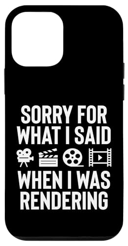 Sorry For What I Said When I Was Rendering Editor Hülle für iPhone 12 mini Sorry For What I Said When I Was Rendering Editor Hülle für iPhone 12 mini von Filmemacher Film Bearbeitung Designs