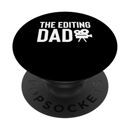The Editing Dad Fathers Day Filmmaker Movie Editor PopSockets Klebender PopGrip The Editing Dad Fathers Day Filmmaker Movie Editor PopSockets Klebender PopGrip von Filmemacher Film Bearbeitung Designs