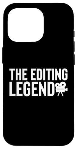 The Editing Legend Filmmaker Movie Editor Hülle für iPhone 16 Pro von Filmemacher Film Bearbeitung Designs