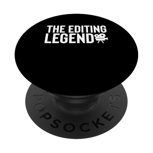 The Editing Legend Filmmaker Movie Editor PopSockets Klebender PopGrip The Editing Legend Filmmaker Movie Editor PopSockets Klebender PopGrip von Filmemacher Film Bearbeitung Designs