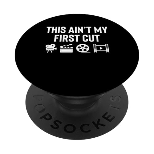 This Aint My First Cut Filmmaker Movie Editor PopSockets Klebender PopGrip This Aint My First Cut Filmmaker Movie Editor PopSockets Klebender PopGrip von Filmemacher Film Bearbeitung Designs