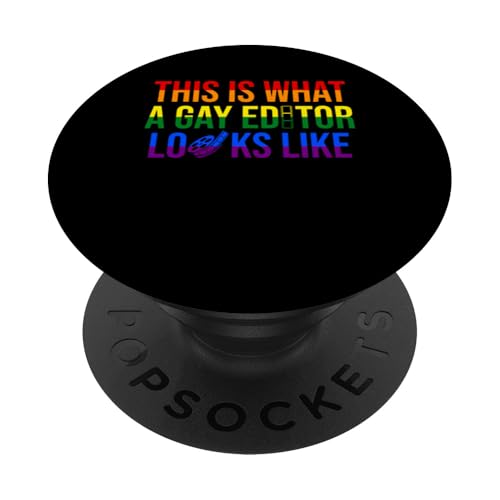 This Is What A Gay Editor Looks Like LGBT PopSockets Klebender PopGrip This Is What A Gay Editor Looks Like LGBT PopSockets Klebender PopGrip von Filmemacher Film Bearbeitung Designs
