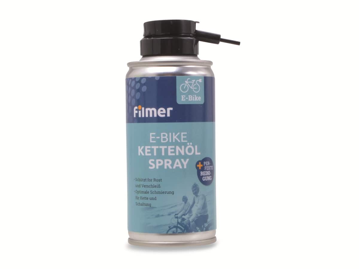 FILMER E-Bike Kettenöl Spray 49351, 150 ml von Filmer